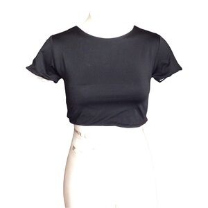 Stylish Black Women's Crop Top